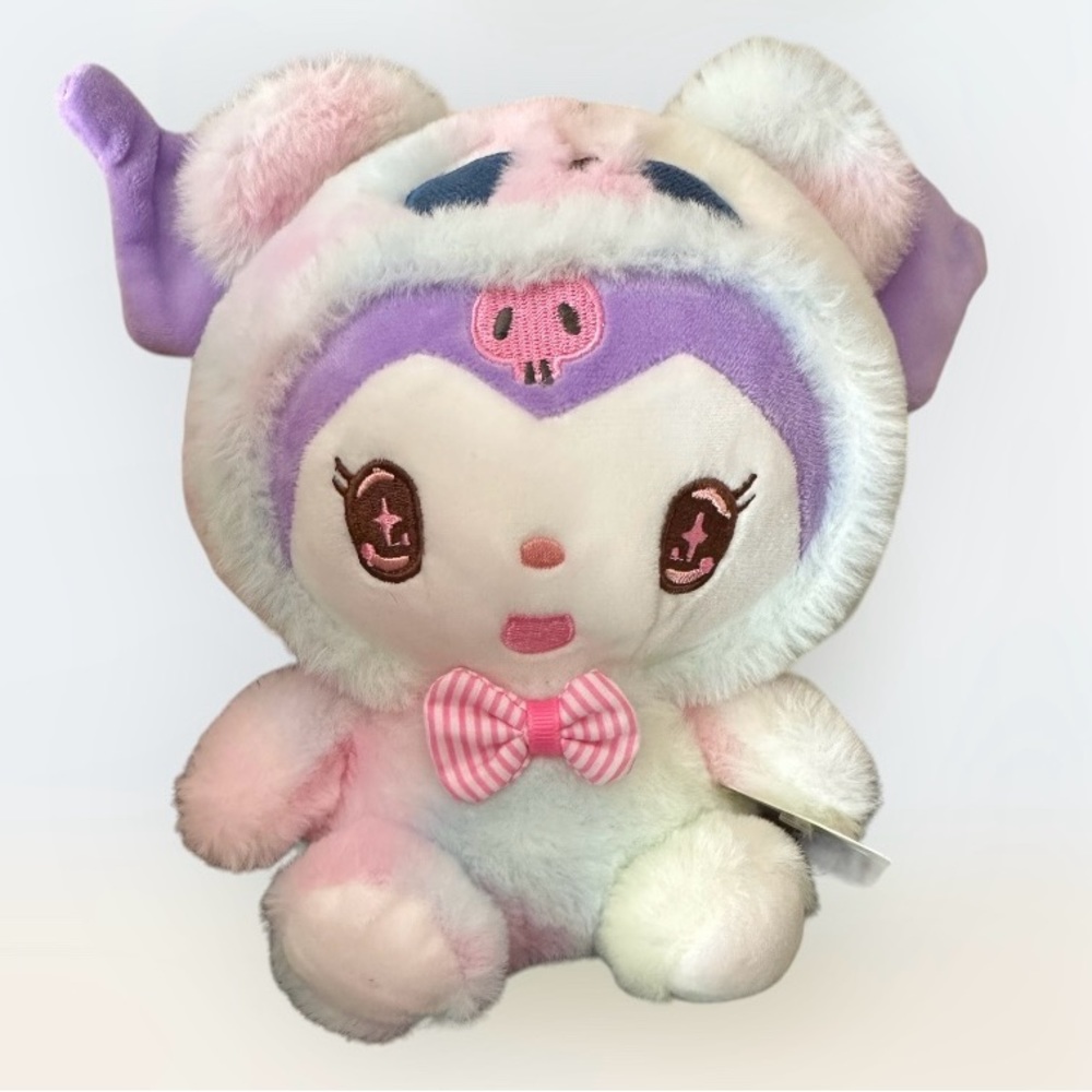 Kuromi Rainbow Tiedye Plush